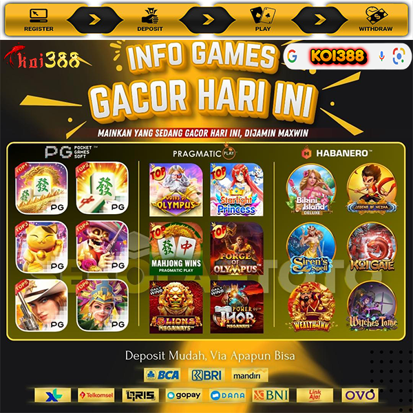 KOI388 Info Games Gacor Hari Ini